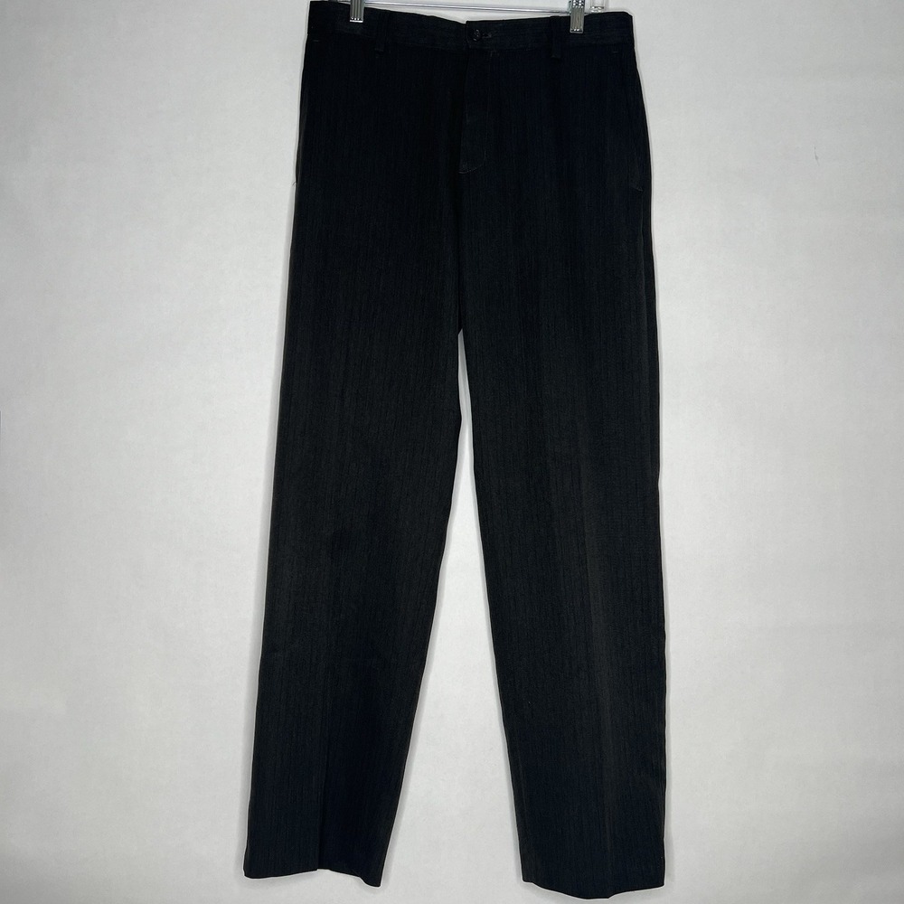 Kenneth Cole Reaction Mens Black‎ Dress Pants 34 x 32 WPL 386